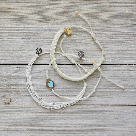 Pura Vida Jewelry - Pura Vida Bracelet Pack | White Ocean Wave NWOT